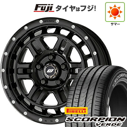 【新品】デリカD5 夏タイヤ ホイール4本セット 215/70R16 ピレリ スコーピオン ヴェルデ WORK ワーク クラッグ ティーグラビックII MC+ 7J 16インチ(送料無料)｜フジ スペシャルセレクション