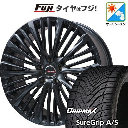 【新品国産車用5穴114.3】 オールシーズンタイヤ ホイール4本セット 235/50R18 グリップマックス シュアグリップ オールシーズン(限定) プレミックス MER-X 7J 18インチ(送料無料)|フジ スペシャルセレクション