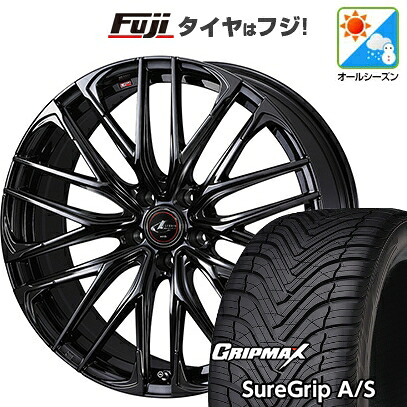 【新品国産車用5穴114.3】 オールシーズンタイヤ ホイール4本セット 235/60R18 グリップマックス シュアグリップ オールシーズン(限定) WEDS ウェッズ レオニス SK 7J 18インチ(送料無料)|フジ スペシャルセレクション