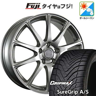 【新品国産車用5穴114.3】 オールシーズンタイヤ ホイール4本セット 235/55R19 グリップマックス シュアグリップ オールシーズン(限定2024年製) ブリヂストン エコフォルム SE-23 7.5J 19インチ(送料無料)