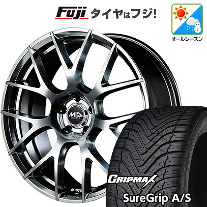 【新品国産車用5穴114.3】 オールシーズンタイヤ ホイール4本セット 235/60R18 グリップマックス シュアグリップ オールシーズン(限定) MID WHEELS MID EXCLUSIVE 027F 7J 18インチ(送料無料)｜フジ スペシャルセレクション