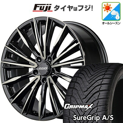 【新品国産車用5穴114.3】 オールシーズンタイヤ ホイール4本セット 235/60R18 グリップマックス シュアグリップ オールシーズン(限定) RAYS レイズ ベルサス クラフトコレクション ヴォウジェ LIMITED (6EZ) 7J 18インチ(送料無料)