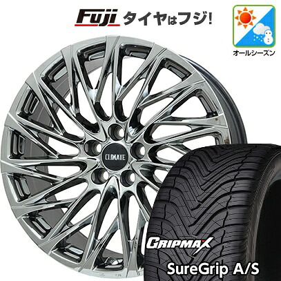 【新品国産車用5穴114.3】 オールシーズンタイヤ ホイール4本セット 225/45R19 グリップマックス シュアグリップ オールシーズン(限定) クライメイト 鳳凰(HOUOH) 7.5J 19インチ(送料無料)|フジ スペシャルセレクション