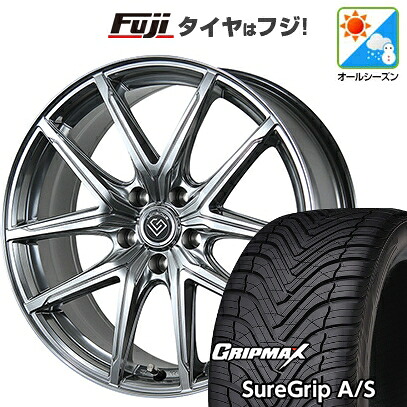 【新品国産車用5穴114.3】 オールシーズンタイヤ ホイール4本セット 235/55R19 グリップマックス シュアグリップ オールシーズン(限定2024年製) トピー ロンギヌス RE-X トヨタ・レクサス車専用 6.5J 19インチ(送料無料)|フジ スペシャルセレクション