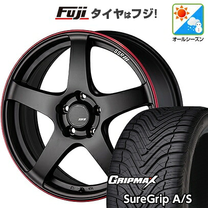 【新品国産車用5穴100】 オールシーズンタイヤ ホイール4本セット 225/40R18 グリップマックス シュアグリップ オールシーズン(限定) SSR GT GTV01 8.5J 18インチ(送料無料)
