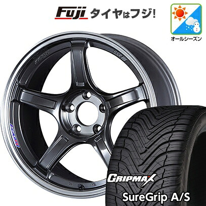 【新品国産車用5穴114.3】 オールシーズンタイヤ ホイール4本セット 235/60R18 グリップマックス シュアグリップ オールシーズン(限定) SSR GT GTX03 7.5J 18インチ(送料無料)