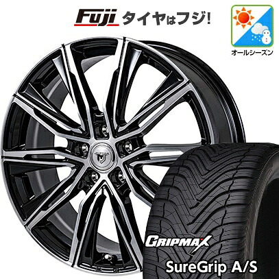 【新品国産車用5穴114.3】 オールシーズンタイヤ ホイール4本セット 235/50R18 グリップマックス シュアグリップ オールシーズン(限定) モンツァ JPスタイル MJ-X 7.5J 18インチ(送料無料)｜フジ スペシャルセレクション