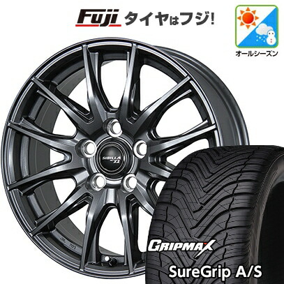 【新品国産車用5穴114.3】 オールシーズンタイヤ ホイール4本セット 215/50R18 グリップマックス シュアグリップ オールシーズン(限定) トピー シビラ NEXT X2 7.5J 18インチ(送料無料)