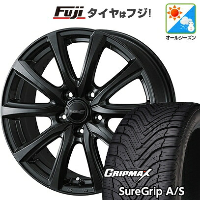 【新品国産車用5穴114.3】 オールシーズンタイヤ ホイール4本セット 225/55R19 グリップマックス シュアグリップ オールシーズン(限定) WEDS ウェッズ エリシア 7.5J 19インチ(送料無料)｜フジ スペシャルセレクション