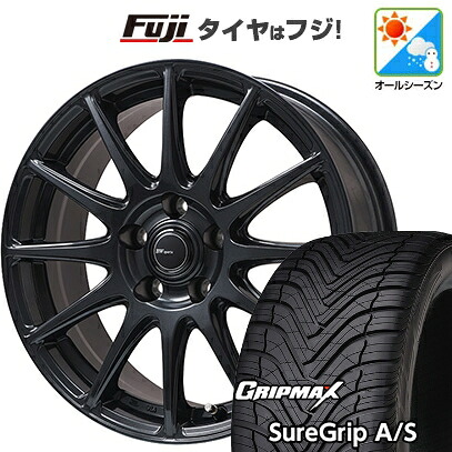 【新品国産車用5穴114.3】 オールシーズンタイヤ ホイール4本セット 225/55R18 グリップマックス シュアグリップ オールシーズン(限定) ビッグウエイ BWスポーツ S-120 ダークガンメタ 7.5J 18インチ(送料無料)｜フジ スペシャルセレクション