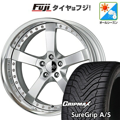 【新品国産車用5穴114.3】 オールシーズンタイヤ ホイール4本セット 235/55R19 グリップマックス シュアグリップ オールシーズン(限定2024年製) WORK ワーク エクイップ E05 7.5J 19インチ(送料無料)