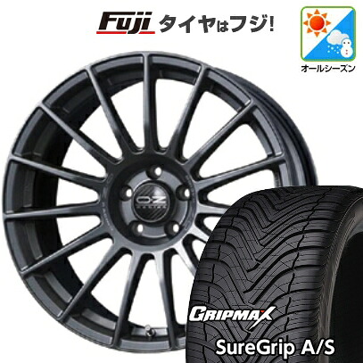 【新品国産車用5穴114.3】 オールシーズンタイヤ ホイール4本セット 235/55R19 グリップマックス シュアグリップ オールシーズン(限定2024年製) OZ スーパーツーリズモ LM 8.5J 19インチ(送料無料)