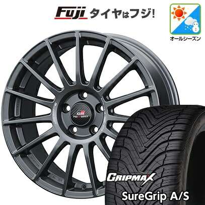 【新品国産車用5穴114.3】 オールシーズンタイヤ ホイール4本セット 225/40R18 グリップマックス シュアグリップ オールシーズン(限定) OZ スーパーツーリズモ TGR-WRT 8J 18インチ(送料無料)|フジ スペシャルセレクション