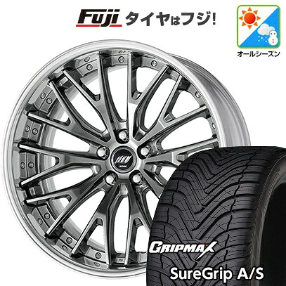 【新品国産車用5穴114.3】 オールシーズンタイヤ ホイール4本セット 225/45R19 グリップマックス シュアグリップ オールシーズン(限定) WORK ワーク バックレーベルジースト BSTX 8.5J 19インチ(送料無料)｜フジ スペシャルセレクション 182,700円
