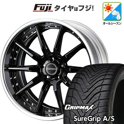 【新品国産車用5穴114.3】 オールシーズンタイヤ ホイール4本セット 225/40R18 グリップマックス シュアグリップ オールシーズン(限定) WEDS ウェッズ マーベリック 1410S 8J 18インチ(送料無料)|フジ スペシャルセレクション