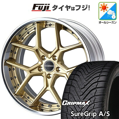 【新品国産車用5穴114.3】 オールシーズンタイヤ ホイール4本セット 225/40R18 グリップマックス シュアグリップ オールシーズン(限定) WEDS ウェッズ マーベリック 1505S 8J 18インチ(送料無料)|フジ スペシャルセレクション