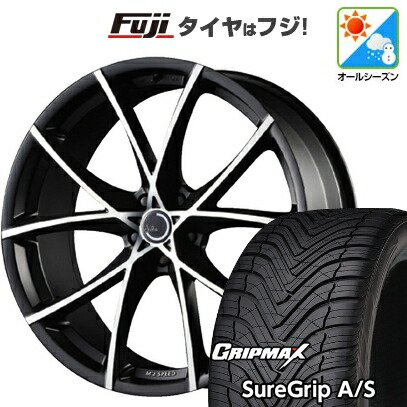 【新品国産車用5穴114.3】 オールシーズンタイヤ ホイール4本セット 235/60R18 グリップマックス シュアグリップ オールシーズン(限定) エムズスピード ジュリア フルスロットル 7.5J 18インチ(送料無料)｜フジ スペシャルセレクション
