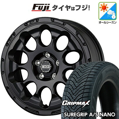 【新品国産車用5穴114.3】 オールシーズンタイヤ ホイール4本セット 225/65R17 グリップマックス シュアグリップ オールシーズン ナノ(限定) コーセイ ボトムガルシア クロノ 7J 17インチ(送料無料)｜フジ スペシャルセレクション