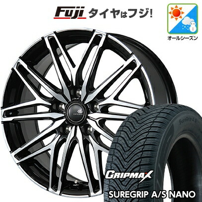 【新品国産車用5穴100】 オールシーズンタイヤ ホイール4本セット 225/60R17 グリップマックス シュアグリップ オールシーズン ナノ(限定) トピー セレブロ WA45 7J 17インチ(送料無料)|フジ スペシャルセレクション