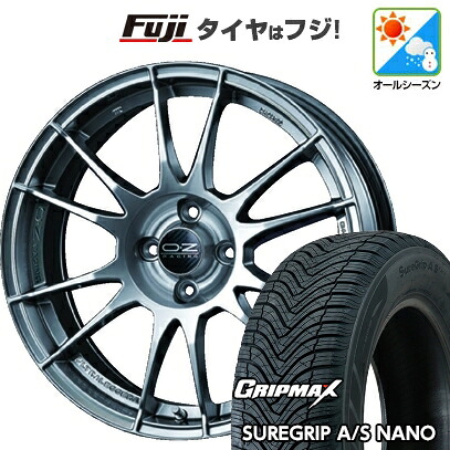 【新品】ライズ/ロッキー（ハイブリッド） オールシーズンタイヤ ホイール4本セット 195/65R16 グリップマックス シュアグリップ オールシーズン ナノ(限定) OZ ウルトラレッジェーラ 7J 16インチ(送料無料) 108,300円