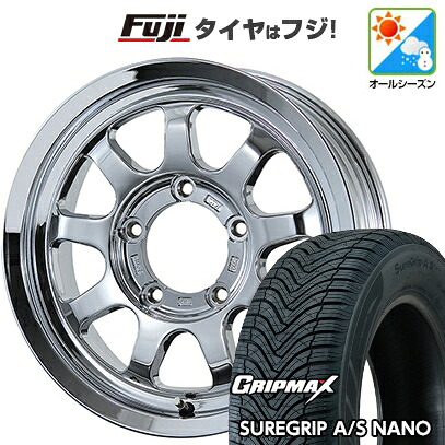 【新品】ジムニー オールシーズンタイヤ ホイール4本セット 175/80R16 グリップマックス シュアグリップ オールシーズン ナノ(限定) トピー ブロウズ rov.9 数量限定 5.5J 16インチ(送料無料)