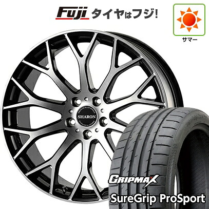 【新品国産車用5穴114.3】 夏タイヤ ホイール4本セット 245/45R19 グリップマックス シュアグリップ PRO SPORT BSW(限定) コスミック ヴェネルディ シャロン 7.5J 19インチ(送料無料)