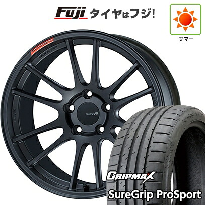 【新品国産車用5穴114.3】 夏タイヤ ホイール4本セット 225/40R18 グリップマックス シュアグリップ PRO SPORT BSW（限定） ENKEI エンケイ Racing Revolution GTC01 RR 9J 18インチ(送料無料)