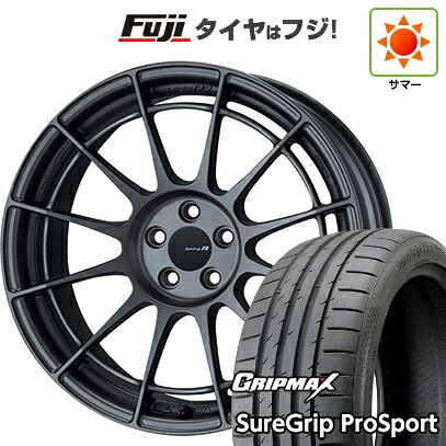 【新品国産車用5穴114.3】 夏タイヤ ホイール4本セット 215/45R18 グリップマックス シュアグリップ PRO SPORT BSW(限定) ENKEI エンケイ Racing Revolution NT03 RR 8J 18インチ(送料無料)|フジ スペシャルセレクション