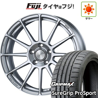【新品国産車用5穴114.3】 夏タイヤ ホイール4本セット 215/45R18 グリップマックス シュアグリップ PRO SPORT BSW(限定) ENKEI エンケイ PerformanceLine PF03 7J 18インチ(送料無料)|フジ スペシャルセレクション