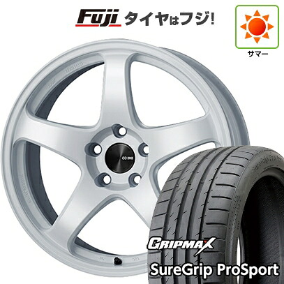 【新品国産車用5穴114.3】 夏タイヤ ホイール4本セット 225/40R18 グリップマックス シュアグリップ PRO SPORT BSW（限定） ENKEI エンケイ PerformanceLine PF05 9J 18インチ(送料無料)