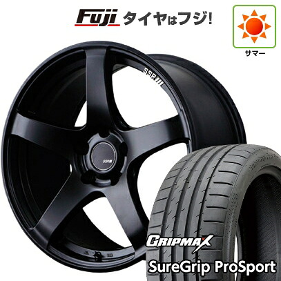 【新品国産車用5穴114.3】 夏タイヤ ホイール4本セット 225/40R18 グリップマックス シュアグリップ PRO SPORT BSW（限定） SSR GT GTV01 8J 18インチ(送料無料)