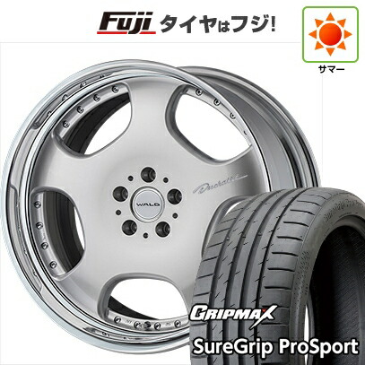 【新品国産車用5穴114.3】 夏タイヤ ホイール4本セット 245/35R21 グリップマックス シュアグリップ PRO SPORT BSW（限定2024年製） WALD ヴァルド ドゥシャトレ 2P D22-C 9J 21インチ(送料無料)