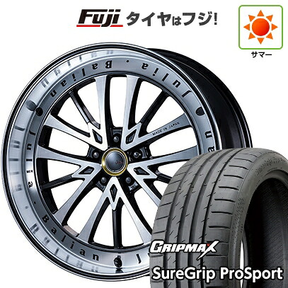 【新品】40系アルファード/ヴェルファイア用 夏タイヤ ホイール4本セット 245/40R21 グリップマックス シュアグリップ PRO SPORT BSW（限定） エムズスピード ジュリア バリアン 8.5J 21インチ(送料無料)｜フジ スペシャルセレクション