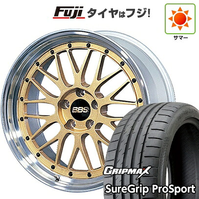 【新品国産車用5穴114.3】 夏タイヤ ホイール4本セット 225/40R18 グリップマックス シュアグリップ PRO SPORT BSW(限定) BBS JAPAN LM 8.5J 18インチ(送料無料)|フジ スペシャルセレクション