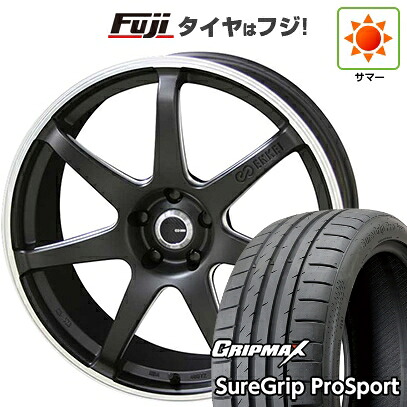 【新品国産車用5穴100】 夏タイヤ ホイール4本セット 225/40R18 グリップマックス シュアグリップ PRO SPORT BSW（限定） ENKEI エンケイ TUNING SC38【限定】 8J 18インチ(送料無料)
