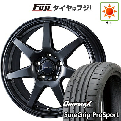 【新品国産車用5穴114.3】 夏タイヤ ホイール4本セット 245/45R19 グリップマックス シュアグリップ PRO SPORT BSW（限定） WEDS ウェッズ ヴェルバ ワンダー 7.5J 19インチ(送料無料)