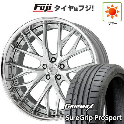 【新品】クラウンセダン 夏タイヤ ホイール4本セット 245/40R21 グリップマックス シュアグリップ PRO SPORT BSW（限定） WORK ワーク LS バサラ 9J 21インチ(送料無料)