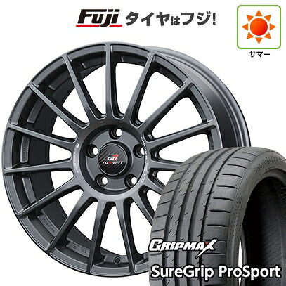 【新品国産車用5穴114.3】 夏タイヤ ホイール4本セット 225/40R18 グリップマックス シュアグリップ PRO SPORT BSW（限定） OZ スーパーツーリズモ TGR-WRT 8J 18インチ(送料無料)