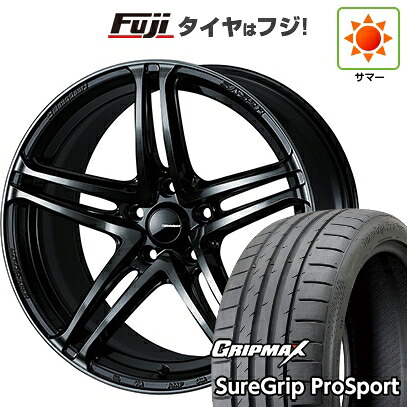 【新品国産車用5穴100】 夏タイヤ ホイール4本セット 225/40R18 グリップマックス シュアグリップ PRO SPORT BSW（限定） WEDS ウェッズスポーツ SA-52R 7.5J 18インチ(送料無料)