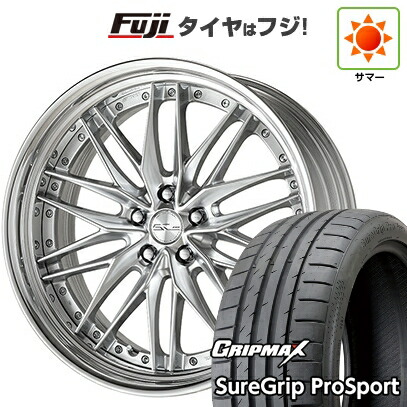 【新品国産車用5穴114.3】 夏タイヤ ホイール4本セット 265/40R22 グリップマックス シュアグリップ PRO SPORT BSW（限定） WORK ワーク シュヴァート クヴェルII 9J 22インチ(送料無料)