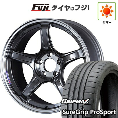 【新品国産車用5穴100】 夏タイヤ ホイール4本セット 215/40R18 グリップマックス シュアグリップ PRO SPORT BSW(限定) SSR GT GTX03 7.5J 18インチ(送料無料)