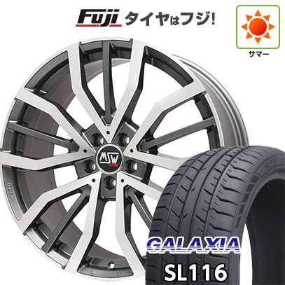 【新品国産車用5穴114.3】 夏タイヤ ホイール4本セット 245/30R20 ギャラクシア SL116(限定) MSW by OZ Racing MSW 49(グロスガンメタルポリッシュ) 8.5J 20インチ(送料無料) 84,645円