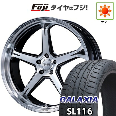【新品国産車用5穴114.3】 夏タイヤ ホイール4本セット 245/30R20 ギャラクシア SL116(限定) エムズスピード FORGEDデザイン 888 8.5J 20インチ(送料無料)｜フジ スペシャルセレクション 219,500円