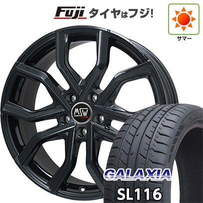 【新品国産車用5穴114.3】 夏タイヤ ホイール4本セット 245/30R20 ギャラクシア SL116(限定) MSW by OZ Racing MSW 41(グロスブラック) 8.5J 20インチ(送料無料)｜フジ スペシャルセレクション