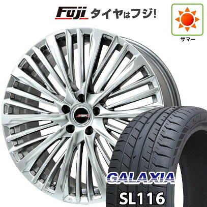 【新品国産車用5穴114.3】 夏タイヤ ホイール4本セット 245/30R20 ギャラクシア SL116(限定) プレミックス MER-X ハイパーシルバー 8.5J 20インチ(送料無料)｜フジ スペシャルセレクション