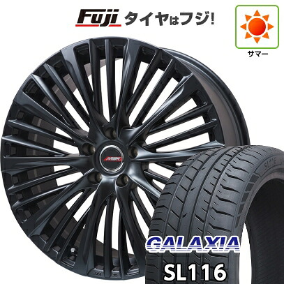 【新品】クラウンスポーツ/クラウンエステート 夏タイヤ ホイール4本セット 235/45R21 ギャラクシア SL116(限定) プレミックス MER-X(R14ボルト) 8J 21インチ(送料無料) 102,630円