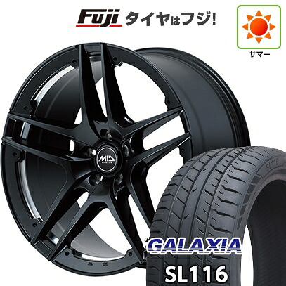 【新品国産車用5穴114.3】 夏タイヤ ホイール4本セット 255/45R20 ギャラクシア SL116(限定) MID WHEELS MID EXCLUSIVE MTW TW025 8.5J 20インチ(送料無料)