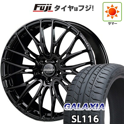 【新品国産車用5穴114.3】 夏タイヤ ホイール4本セット 255/45R20 ギャラクシア SL116(限定) RAYS レイズ ホムラ 2X10BD 8.5J 20インチ(送料無料)