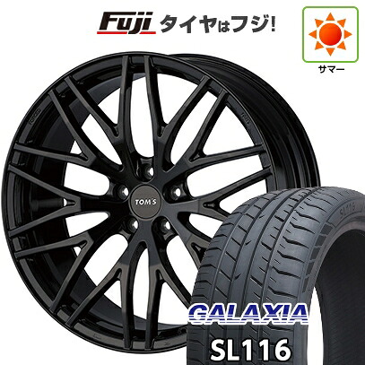 【新品国産車用5穴114.3】 夏タイヤ ホイール4本セット 245/30R20 ギャラクシア SL116(限定) TOMS トムス(トヨタ車専用) TWF02 8.5J 20インチ(送料無料)