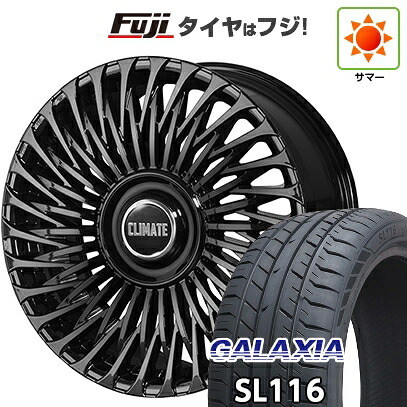 【新品国産車用5穴114.3】 夏タイヤ ホイール4本セット 245/40R21 ギャラクシア SL116(限定) クライメイト 凱旋(GAISEN) 9J 21インチ(送料無料)